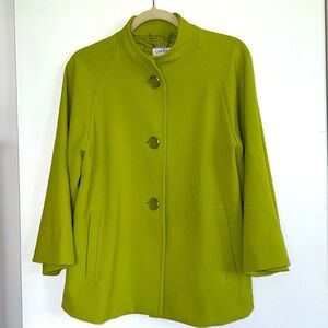 Carmen Marc Valvo Oasis Gelato Green Jacket Women’s Size S